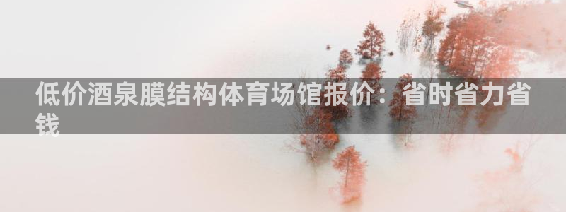 意昂3娱乐下载：低价酒泉膜结构体育场馆报价：省时省力