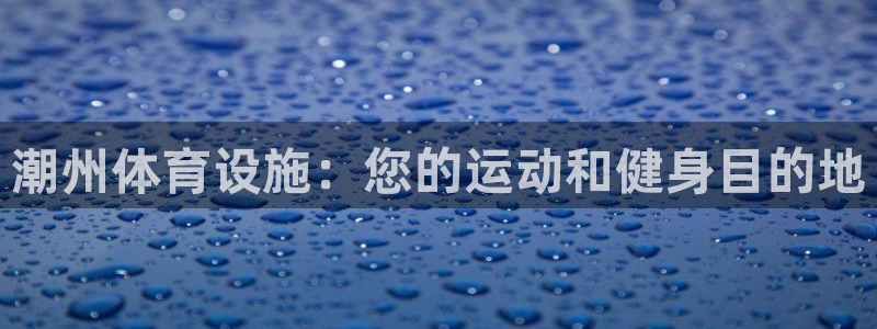 意昂体育3平台注册流程图：潮州体育设施：您的运动和健