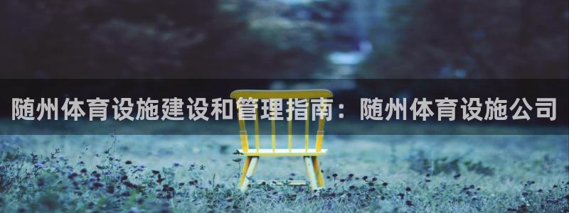 意昂体育3平台APP：随州体育设施建设和管理指南：随