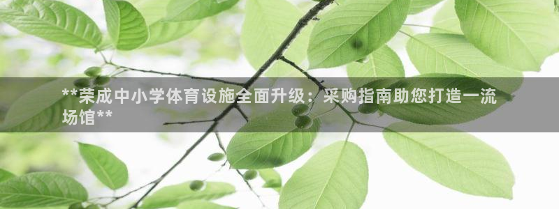意昂体育3平台是正规平台吗知乎：**荣成中小学体育设