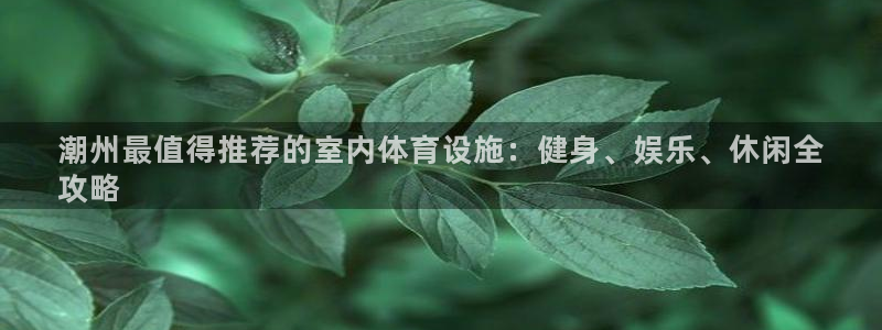 意昂3代理：潮州最值得推荐的室内体育设施：健身、娱乐