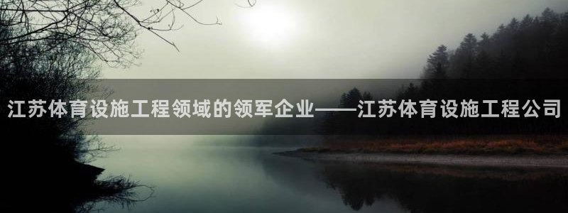意昂体育3招商电话：江苏体育设施工程领域的领军企业—