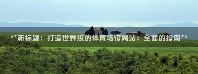 意昂3新能源：**新标题：打造世界级的体育场馆网站：